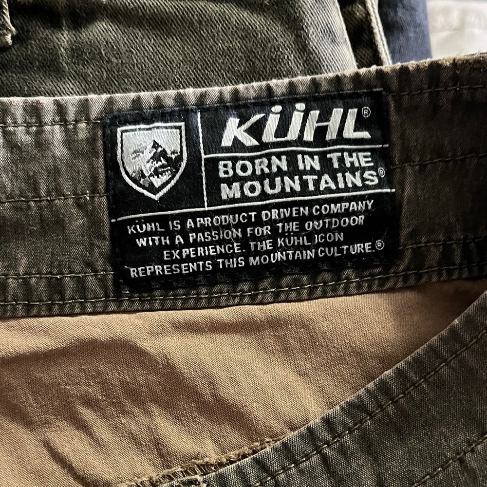 Kuhl Khaki and Olive Trousers